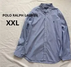 POLO RALPH LAUREN ストライプシャツ XXLサイズ