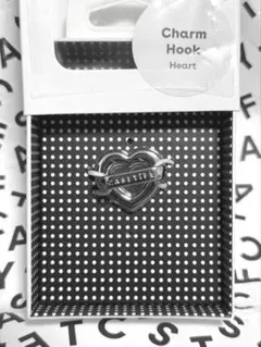 ケースティファイ casetify ハート チャーム フック シルバー 正規品