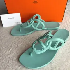 極美品✨HERMES エルメス エジェリ サンダル シェーヌダンクルのサムネイル