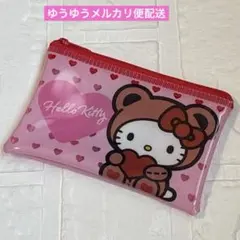 サンリオ　ハローキティ　フラットポーチミニ　カードケース　コインケース