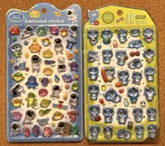 Nekoni3Dステッカーシール　宇宙飛行士・(新)くま