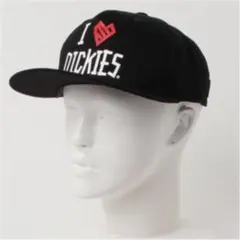 新品レア I love DICKIES キャップ ディッキーズ ブラック 黒