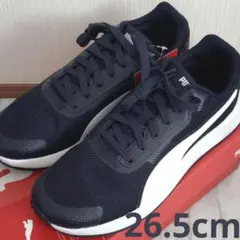 PUMA　新品　テイパー　ランニングシューズ　ネイビー　26.5cm