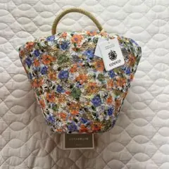 COOCO 花柄レース 巾着型 ハンドバッグのサムネイル