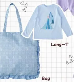 littc アナと雪の女王　トップス　バッグ　2個　セット　新品　ディズニー