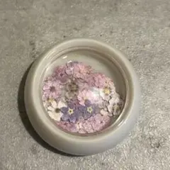 レジン封入パーツ フラワー型ホログラム 4色セット