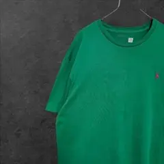 ポロラルフローレン クラシックフィット グリーン L 刺繍 POLO