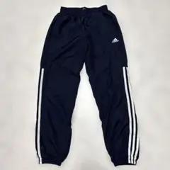 adidas アディダス ナイロンパンツ トラックパンツ ネイビー 3ライン