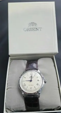ORIENT バンビーノ アイボリー 自動巻き 腕時計 SAC00009N0