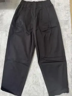 GU ブラック ワイドパンツ S