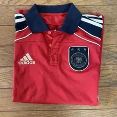 adidas ドイツ代表 ポロシャツ S レッド