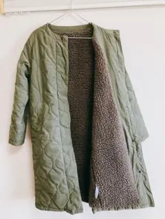 裏ボアキルティングコート