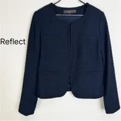 relevé★ プロフ要確認様専用になります ラメ入りツイードジャケット紺色