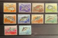海外切手トケラウ諸島切手魚シリーズ
