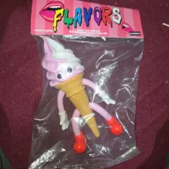 FLAVORS フレーバーズ ソフビ フィギュア アイス ピンク ソフト