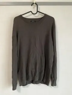 COMME CA ISM ニット ブラウン Lのサムネイル