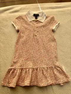 美品　POLO RALPH LAUREN 花柄ポロワンピース 3T