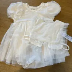 gelato pique Baby スターチュールロンパース& スタイ　80