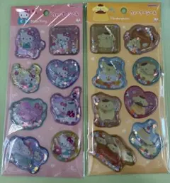 【激レア・新品】にゃんにゃんにゃんこ エアインマスコットシール 2枚セット 新品・激レア】にゃんにゃんにゃんこ エアインマスコットシール 2枚