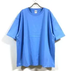 新品 ボックスシルエット Tシャツ 半袖 無地 メンズ サックス M