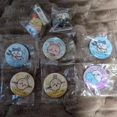 ちいかわ 缶バッジとキーホルダー　くら寿司ビッくらポン