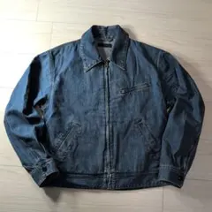 UNIQLO ブルー デニム ジャケボンバージャケット ジップアップ 短丈