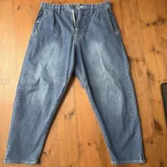 ワイドデニム イージーパンツ