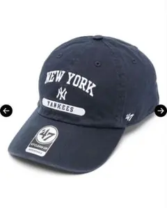 Sporty & Rich x '47 ニューヨークヤンキースキャップ