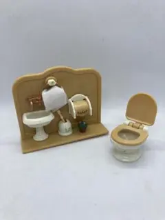 シルバニアファミリー トイレセットA パーツカケ有り