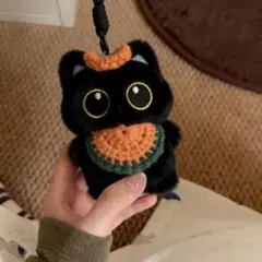 黒猫のぬいぐるみ