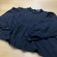 SM2 刺繍入りコットン長袖シャツ