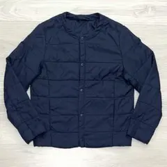 UNIQLO ライトウォームパデットコンパクトジャケット　ネイビー　130