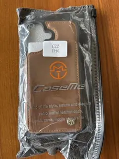 ブラウン 手帳型 iPhoneケース カードポケット付き