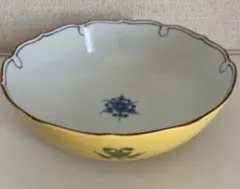 橘吉 皿 黄色 縁取り 花柄 陶磁器 大皿 たち吉 食器のサムネイル