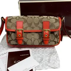 未使用　コーチ　ミニフィールド　ショルダーバッグ　シグネチャー　肩掛け　Y2K