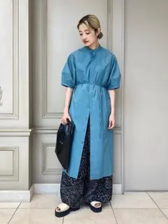 HYKE T C BALLOON SLEEVE DRESS シャツ ワンピース - メルカリ