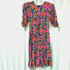 フラダンス用ドレス　花柄