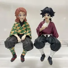 鬼滅の刃 ちょこのせフィギュア 義勇 錆兎 幼少期