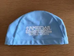 セントラルスポーツ ザバス スイミング 水泳帽 Lサイズ 水色