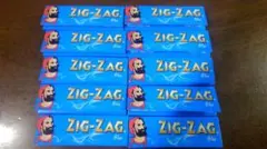 ジグザグ zigzag 手巻き タバコ ペーパー　ブルー　20個　送料無料