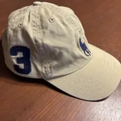 ポロラルフローレン　ビッグポニー　ベージュキャップ