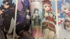 鳴潮 CoCo Bubble Teaコラボ 千咲 コップ3点