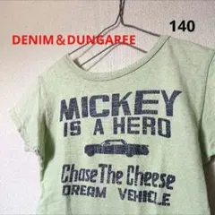 《DENIM&DUNGAREE》ミッキーコラボ Tシャツ