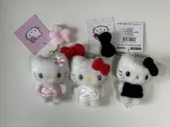 ハローキティ　キルティングミニマスコット 3点セット 未使用