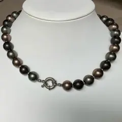大珠✨2連】 本真珠 パール ネックレス 8.2-6.5mm マルチカラー - メルカリ