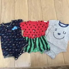 50~60cm 半袖ロンパース