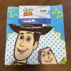 値下げ！【新品】トイ・ストーリー ウォッシュタオル　ハンドタオル 同柄2枚セット