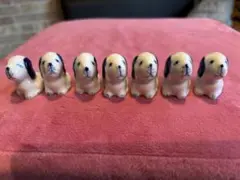 犬の置物　7セット
