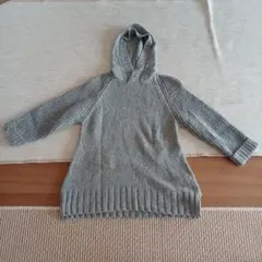 【最終】CUBE SUGAR フード付きニット グレー