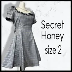 美品 Secret Honey シークレットハニー チェック ワンピースのサムネイル